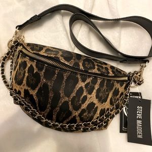 Steve Madden convertible belt bag | leopard print | new with tags